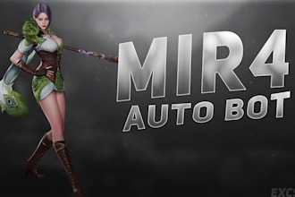 create mmorpg gaming bot auto riding auto farming game automation