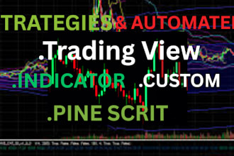 code  custom trading view indicat0r or strategy, tradingveiw pinescript