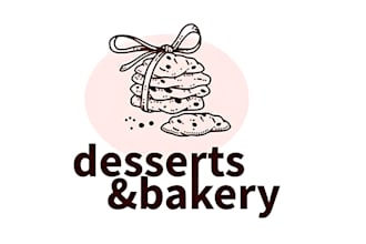 do attractive dessert, cupcake, cake, bakery, cookies logo or graphic design