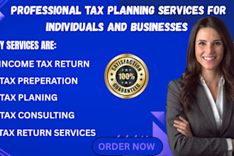 create a strategic tax plan  maximize your savings provide expert tax planning