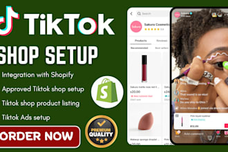 setup and manage tiktok shop optimize product listing to boost shopify sales