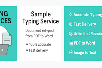 do fast and accurate retyping of scanned documents or images
