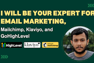 boost sales with expert email marketing using mailchimp, klaviyo and gohighlevel