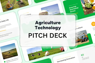 design agriculture technology investor ready pitch deck  agtech fundraising
