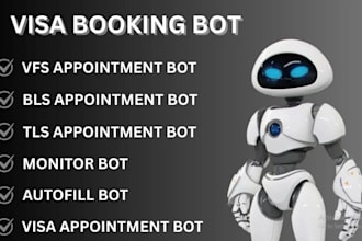 create vsf appointment bot vsf global bot booking visa bot,telegram notify bot