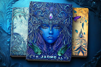 design best selling fantasy book cover for you