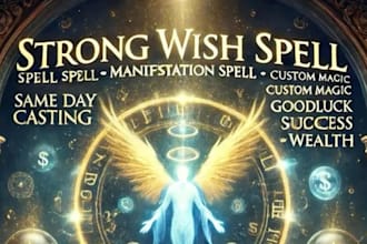 perform a custom magical ritual to grant your wish or desire