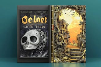 design fantastic mystery, thriller, horror book covers