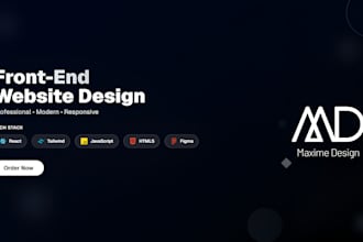 create modern and responsive websites with custom web design