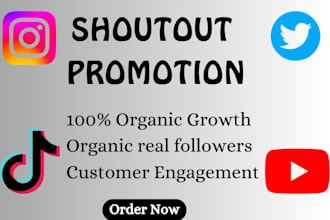shoutout twitter, promote tiktok video, youtube,  fb, ig, to 500m user, follower