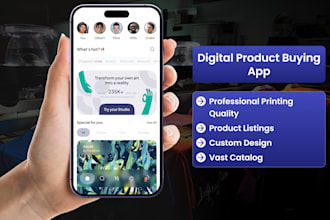 create a custom printing and designing app