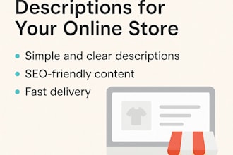 write persuasive product descriptions for your online store
