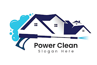 make pressure washing cleaning and power washing logo