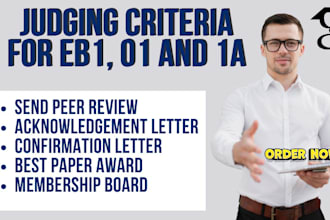 peer review invite to satisfy judging criteria for eb1, o1 and eb1a niw reviewer