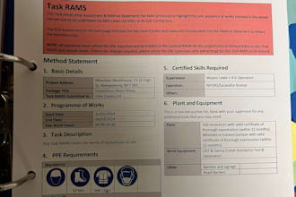 write or review health and safety policies and documents