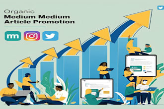 do massive promotion for your medium profile