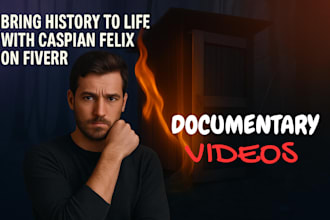 create a professional history documentary video for youtube