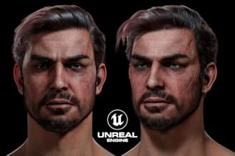 3d realistic metahuman game character 3d character modeling unreal engine game