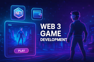 develop immersive web 3 game with blockchain integration