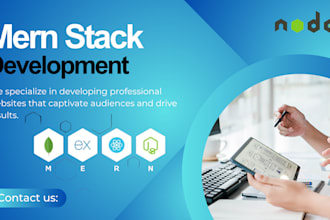 develop full stack, professional websites using mern stack