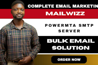 setup powermta pmta bulk mailing SMTP server mailwizz mautic campaigns