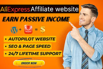 create amazon affiliate and aliexpress affiliate website