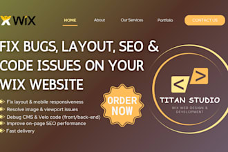 fix wix website bugs layout responsiveness issues SEO cms problems in wix studio