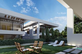 design high quality 3d architectural visualization and walkthrough with revit