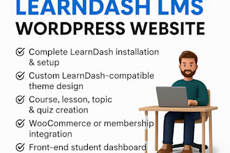 build, customize, fix your learndash lms wordpress website