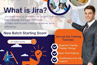 jira online training course for students, beginners, and teams
