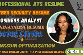 write data science resume, data analyst, cyber security, business analyst