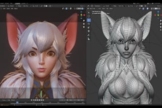 design high quality 2d and 3d game assets bespoke characters, and  props