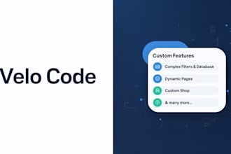 develop a custom wix website using velo, advanced coding and cms integeration