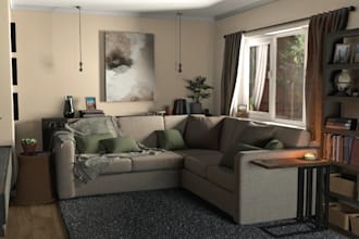 create a photorealistic 3d render of your home renovation