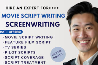 write screenplay movie movie scriptwriting script coverage feature film script