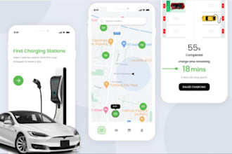 build ev charging app, car charging app, finder app, station app, tracking app
