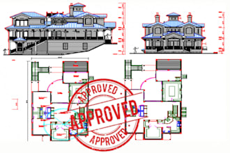 do havc design, plumbing plans, mep drawing calculation for city permit