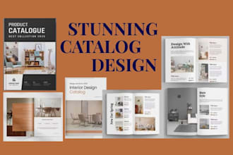 design home furniture, real estate staging catalog, flipbook, booklet for sales