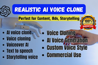 create a realistic ai clone of your voice for content or storytelling