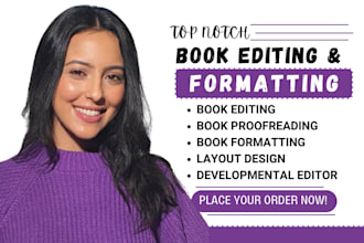 do kdp ebook formatting proofreading memoir ya fiction novel editing nonfiction