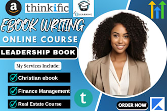 ghostwrite ebook online course on christian ebook, leadership, business, finance