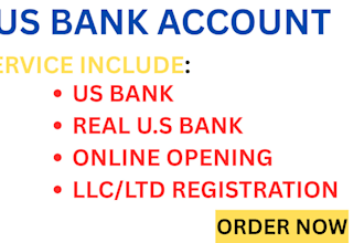 open a real US bank account online with llc,ltd registration assistance