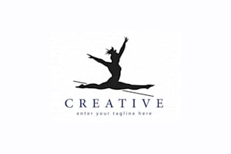 design a stylish and energetic dance logo for your business