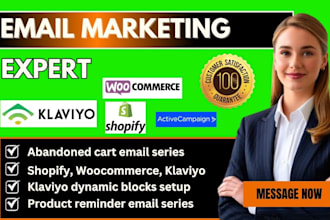 design email newsletter winback series welcome series klaviyo to drive revenue