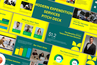 design modern expendition services investor ready fundraising pitch deck