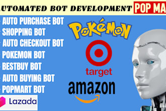 deveop auto purchase bot auto buying bot bestbuy target bot popmart pokemon bot
