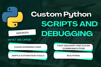 help you with python scripting, automation, and debugging