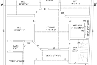 create professional 2d building maps, floor plans, and architectural drawings