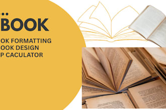 do ebook, book formatting, and book cover design