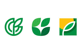 design agriculture lawn care agro eco organic logo design